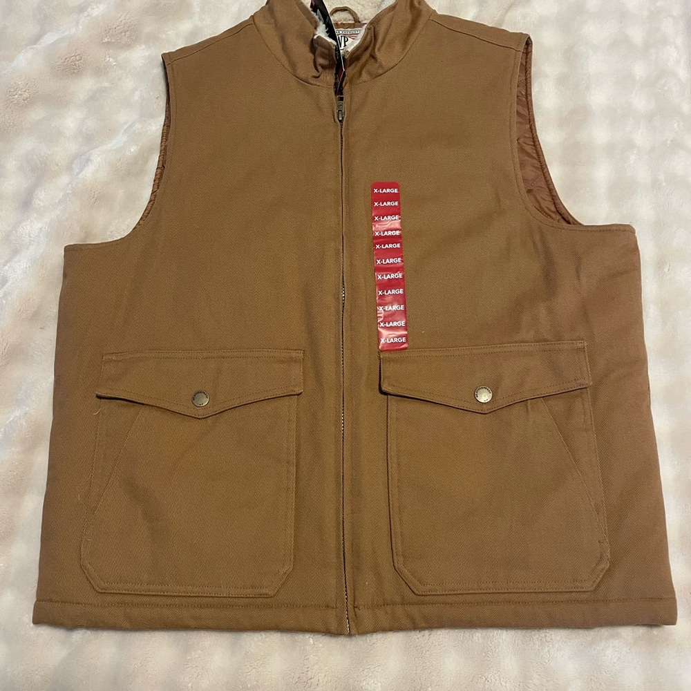 Weatherproof Men's Tan Vest